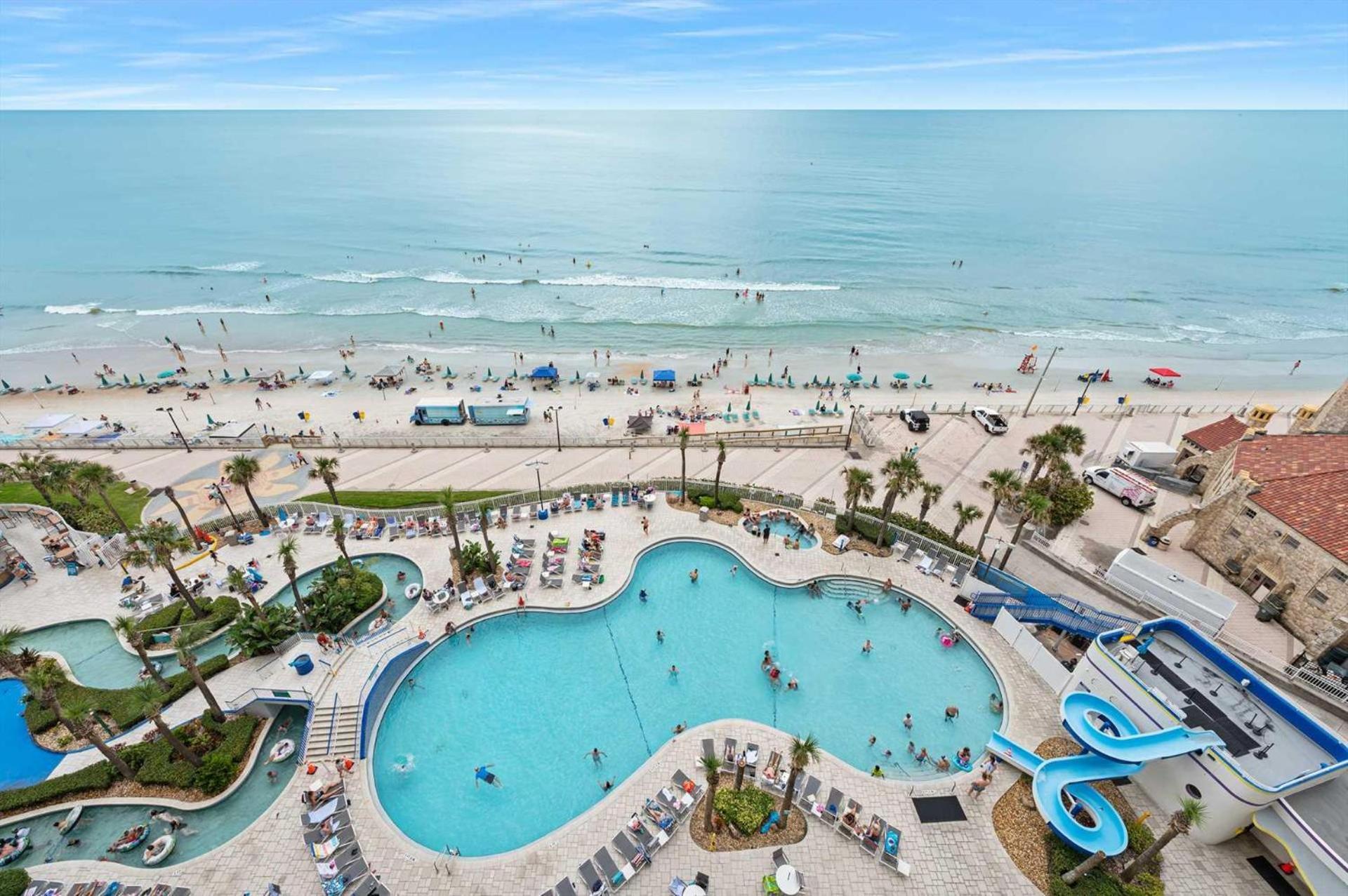 Luxury 11th Floor 1 Bedroom Direct Oceanfront Wyndham Ocean Walk Daytona | 1107 Holiday home
